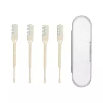 Триммер для волос в носу 2-в-1 Машинка для стрижки волос в носу и Ухочистка Двусторонняя машинка для удаления волос в ноздрях для мужчин и женщин 4pcs