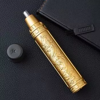 Триммер для волос в носу 2 в 1, электрическая машинка для стрижки волос в носу, безболезненное устройство для стрижки волос в ушах, золотой набор для ухода за лицом с зарядкой через USB, инструменты