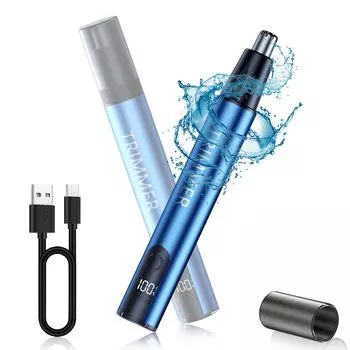 Триммер для волос в носу, для ушных волос, бровей, для мужчин и для легкого ухода за маленьким носом, мужской, аккумуляторный, электрический, триммер, бритва,