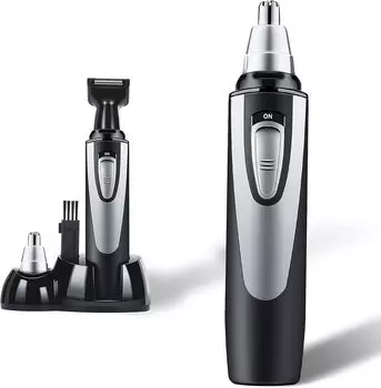 Триммер для волос в носу и бровях, электрический этикет, аккумулятор, нежелательные волосы, легко поддаются небольшой чистке, щетка с низкой базой для хранения, удобная для переноски мужчин, бритва,