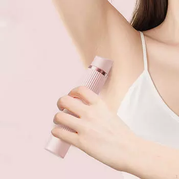 Триммер для зоны бикини, устройство для удаления волос, моющийся инструмент для бритья лица, подходит для сухой и влажной кожи