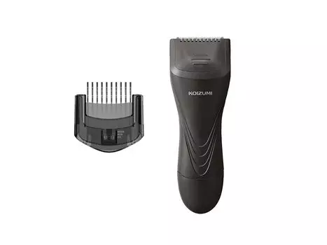 Триммер Koizumi Leg Hair 3 с регулируемой длиной, аккумуляторный, угольный, серый, с уровнями, с управлением, мужской, KMC-0631/H серый