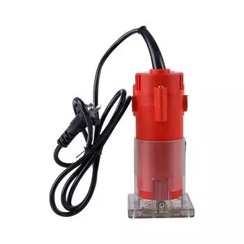 Триммер по дереву Электрический триммер Деревообработка Электрический ручной триммер Ламинатор по дереву Триммер для кромок оранжевый