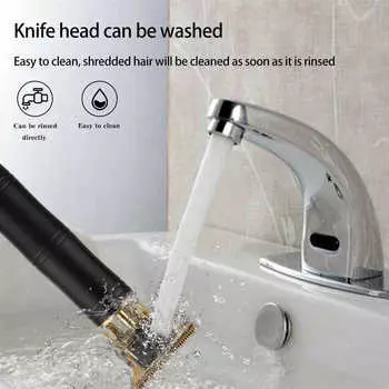 Триммер с Т-образным лезвием, триммеры с зазорами, машинки для стрижки волос Teamyo Baldhead для мужчин HIENA