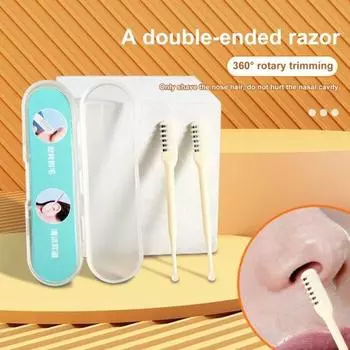 Триммеры ABS, нежные и эффективные триммеры для волос в носу, резак для чистой и защищенной носовой полости светло-желтого