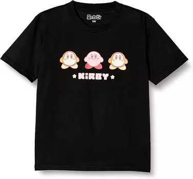 Trio of Stars Waddle Dee Kids Short Sleeve 22863161 Black 2 [Kirby] T-shirt
