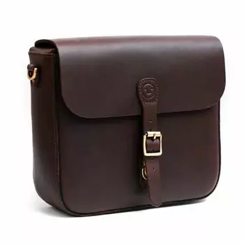 Trip Machine CLASSIC PANNIER Классическая боковая сумка для велосипеда Подседельная сумка из кожи (Кофеин)
