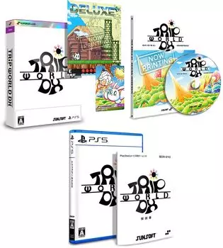 Trip World DX DELUXE EDITION Стандартная версия мини-журнала с фонограммой, в комплекте CD - PS5 [Бонус] программное обеспечение, трехсторонний футляр, карточка,