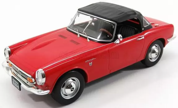 TRIPLE9 Honda S800 1966 Soft Top Closed Red Mini Car 1/18 [Item] красный