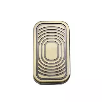 Triple Push Push Card Magnetic Camera Shaped Metal Fidget Toy Fidget Slider Kids Children Brown