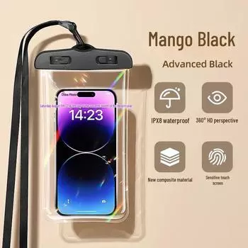 Triple-Sealed HD Touchscreen Waterproof Phone Pouch for Swimming and Hot Springs