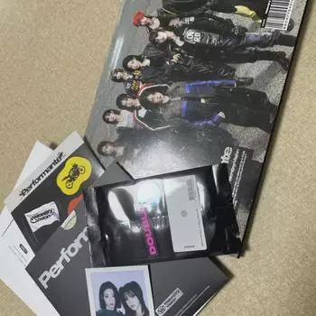 Triple Svv Dance Unit 12 Person Signed Comment Non-Selling Album Black Version