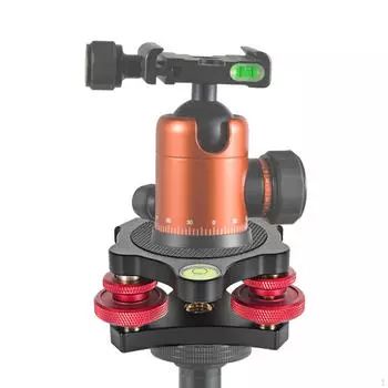 Штатив с нивелирной головкой, выравнивающая база с точностью регулировки +/-5 градусов, три колеса