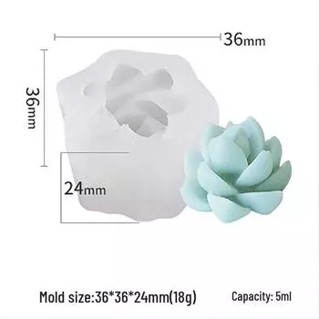 Триумфальная Серия Суккулентов: Сделай сам силиконовые формы для эпоксидных кактусов и свечей в горшках