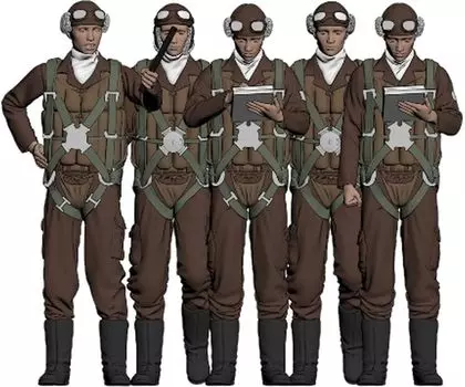 Triumph Model Japan Crew Figure 1 3D printer kit TRFF72002A 1/72 (20 pieces)