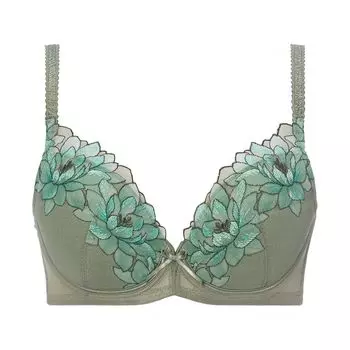 Triumph Story 588 Bra M010 Size F75 (Triumph) (without padding) (Green)