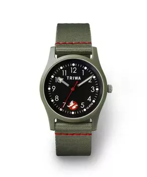 TRIWA Watch Ghostbusters Collaboration для мужчин и женщин (унисекс) Черный/Хаки GBOP01-GB150912