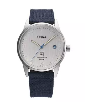 TRIWA Watch Men s & Women s (Unisex) HUMANIUM TIME FOR PIECE HU39LB-CL080712 Recycled Canvas Belt Regular Import Sweden Scandinavian Design