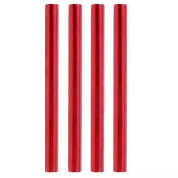 TRIWONDER Aluminum Alloy Tent Pole Emergency Repair Pipe End Plug Tent Pole Repair Outdoor Camping 4 (Red - pieces, 13mm)