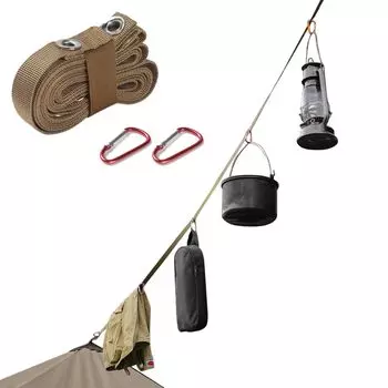 TRIWONDER брезентовый удлинительный ремень, лента для соединения одним касанием, тейп-тейп, веревка, вешалка для одежды с карабином