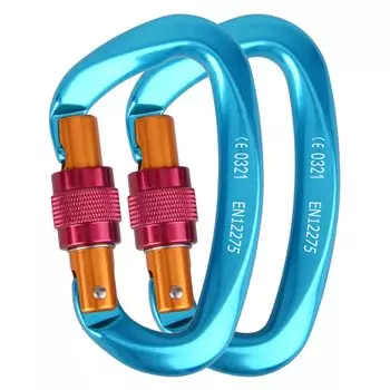 TRIWONDER карабин замок для скалолазания карабин алюминиевый D кольцо брелок для скалолазания кнопка для скалолазания брелок проволочный зажим для гамака кемпинговый рюкзак