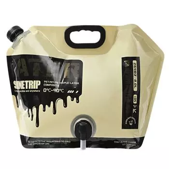 TRIWONDER Вода Вода Поли Вода Кемпинг Предотвращение стихийных бедствий поставляется с моющимся баком, бак, 8 л, бак, сумка, оборудование, отдых, товары, на открытом воздухе,