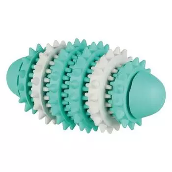 Trixie Dentafun Мяч для регби из натурального каучука игрушка для домашних животных 15 см