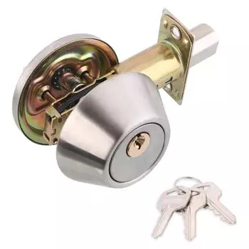 Trknauf Lockset Mit 3 Schlsseln Privacy Griff Schlafzimmer Badezimmer серебряный