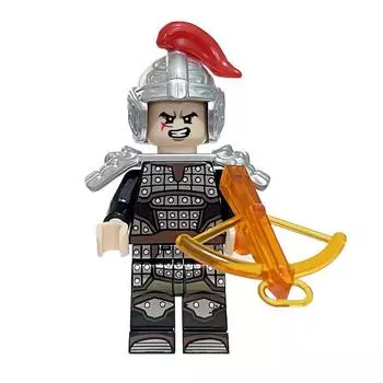 Троецарствие Кукольная серия Солдаты Три Куклы Дети Собирают Строительные Блоки Игрушки