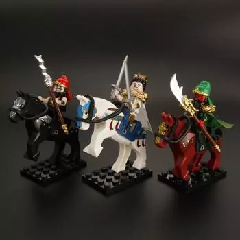 Троецарствие Xiaoxia Romance Soldier Собранная игрушка Строительные блоки Ma Guanyu Фигурка Мальчик Головоломка Power Маленький подарок