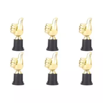 Трофей в виде большого пальца A# Трофей в виде большого пальца высотой 5 дюймов для детских праздников (1 шт.)