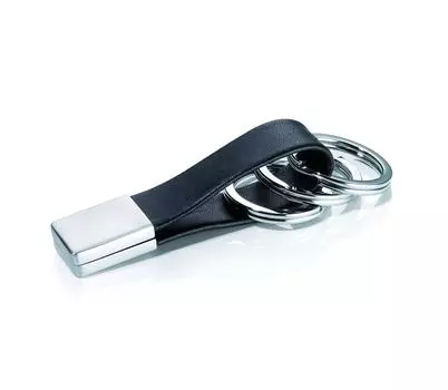 TROIKA GERMANY TWISTER Key Ring Twister Black KRG649/LE чёрный