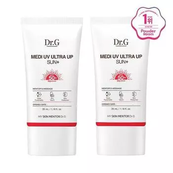 [Тройная функциональность] Доктор. G Medi UV Ultra Up Sun Plus Двойной план (35мл+35мл), корейский солнцезащитный крем