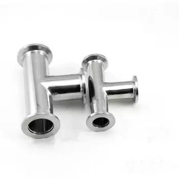 Тройник KF-10/16/25/40/50 Вакуумный фланец KF Размер NW-25, 304 Нержавеющая сталь Быстроразъемные фланцевые фитинги Сантехника 30/40/55/75 мм Наружный диаметр муфты