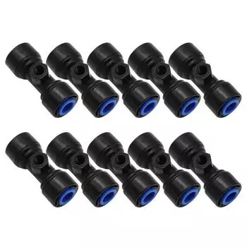 Тройники с насадками для запотевания для 0,65 см 1/4 дюйма, тройники с насадками Mister для запотевания резьбы, тройники с насадками для запотевания для наружной системы охлаждения