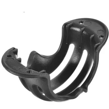 Тройной (3) Линия выравнивания Трек Шаблон для разметки мяча для гольфа Черный пластик (Нет мяча)