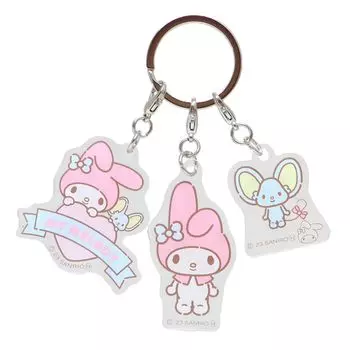 Тройной акриловый брелок My Melody x [Marimo Craft] SRTZ-083 Ш4,5 В5,3 см