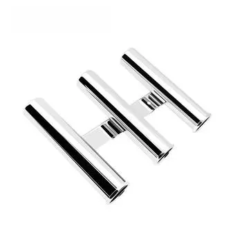 Тройной держатель удочки из нержавеющей стали морского класса 316 для яхтенных рыболовных принадлежностей 316 triple fishing rod tube