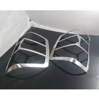 Тройной хромированный кожух заднего фонаря для 2014 15 16 для Chevy Silverado 1500/2500/3500