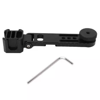 Тройной кронштейн для крепления микрофона на холодный башмак, удлинительный кронштейн для стабилизатора камеры с 14-дюймовым объективом