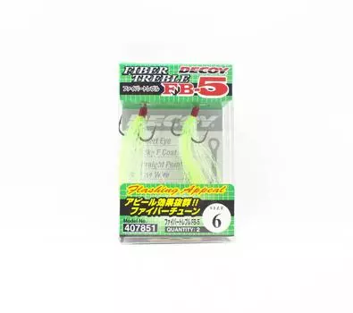 Тройной крючок Decoy FB-5, размер волокна 6 (7851)