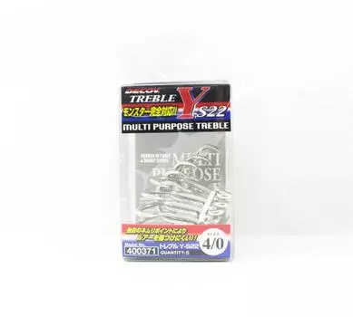 Тройной крючок Decoy Y-S22 Сверхмощные тройные крючки, размер 4/0 (0371)