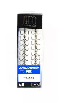 Тройной крючок Duo SW Heavy Duty, размер 8, 17 шт./упаковка (6407)