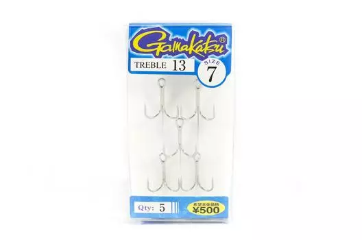 Тройной крючок Gamakatsu Тройной 13, Размер 7 (05:00)