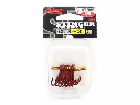 Тройной крючок Owner ST-46 RD, размер 3 (9024)