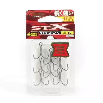 Тройной крючок Owner STX-45ZN, размер 6 (6210)