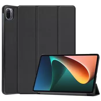 Тройной раскладной чехол для Xiaomi Mi Pad 5/mipad 5 Pro 11-дюймовый раскладной чехол-кронштейн для планшета умный магнитный кожаный чехол One Size синий