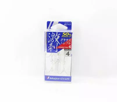 Тройные крючки Major Craft GHT-4TN, размер 4 5 шт./упаковка (3308)