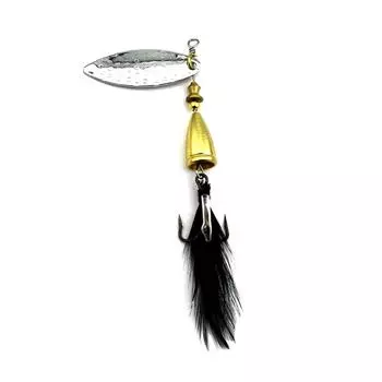 тройные крючки с перьями, металлические спиннеры, рыболовные блесны, 9,3 г, глубоководные приманки для джиговой ловли, медная рыболовная приманка