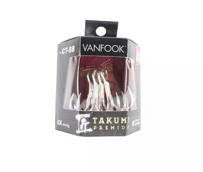 Тройные крючки Vanfook GT Takumi Premium, размер 4/0 (7470)